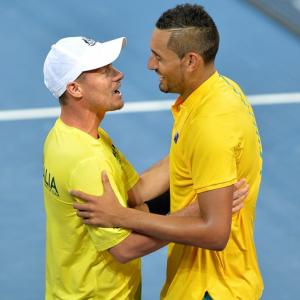 Davis Cup: Kyrgios, Thompson give Australia a perfect start