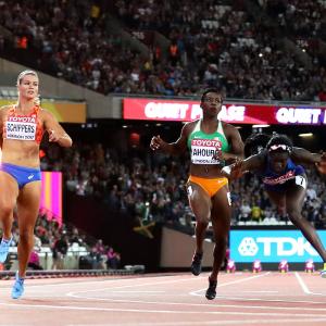 PHOTOS, World C'ships: Bowie snatches 100m gold; Walsh takes shot gold