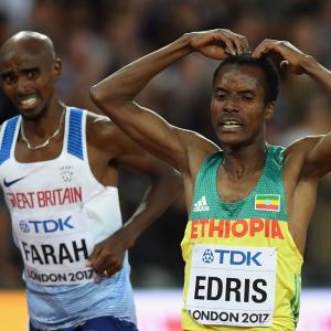 Edris ends Farah's invincibility in final race