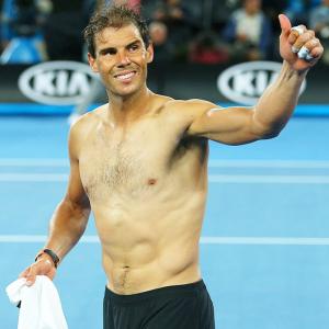 Nadal wipes tears away to reach Australian Open final