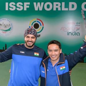 Shooting World Cup: Jitu Rai clinches gold, Amanpreet bags silver in 50m-pistol