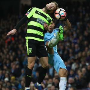 FA Cup: Aguero at the double as Man City ease into quarters