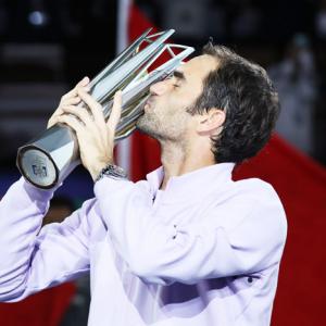 PHOTOS: Federer routs Nadal in Shanghai Masters final