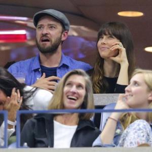 Celebrities hit the US Open courts