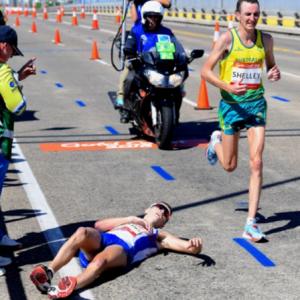 Hawkins collapse overshadows CWG men's marathon