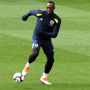 Usain Bolt ready to play for his footballing future