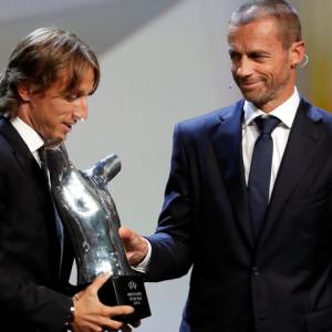 Modric voted UEFA's Player of the Year ahead of Ronaldo, Salah