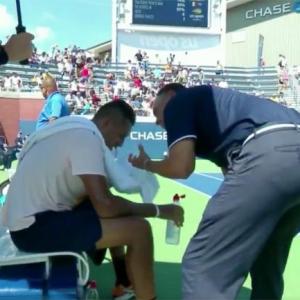 USTA plays down controversy after Kyrgios gets 'pep talk' from umpire