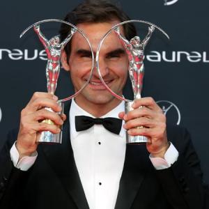 PHOTOS: Grand double for Federer at Laureus Awards
