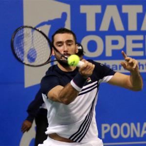 WATCH: How Cilic overpowered Ramakumar to moves into Tata Open quarters