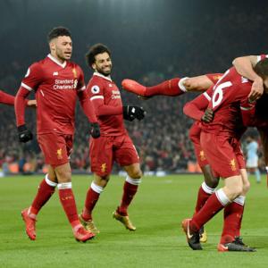 EPL PHOTOS: Liverpool end Man City's unbeaten run in thriller