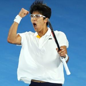 Chung gives Djokovic a taste of his own medicine