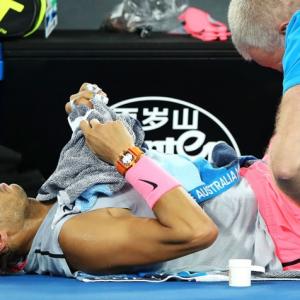 Aus Open PIX: Nadal limps out, unseeded Edmund stuns Dimitrov to make semis