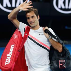 PHOTOS: Dominant Federer into Australian Open final after Chung retires