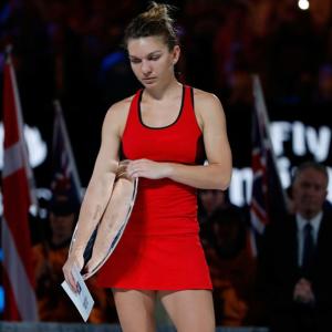 No escapes for brave Halep in third Grand Slam final