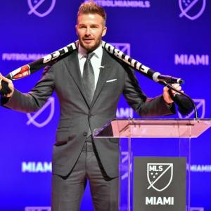 Beckham is the owner of a football team!