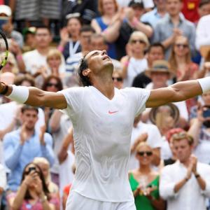 Wimbledon PIX: Nadal advances; Cilic stunned by Pella, Wawrinka exits