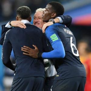 Deschamps hails French character after World Cup semis win