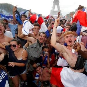 PIX: France fans go wild from Paris to Moscow after World Cup win