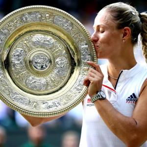 PHOTOS: Kerber stuns Serena to win Wimbledon title