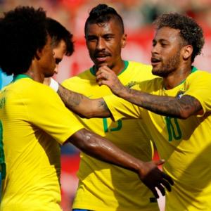 WC warm-up: Neymar goal caps impressive Brazil win over feisty Austria