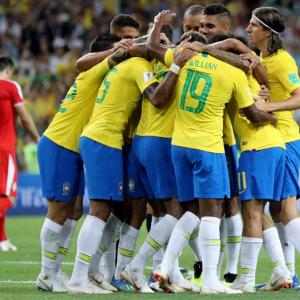 WC PIX: Brazil outclass Serbia to set up Mexico clash