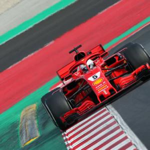 F1: Vettel smashes track record on penultimate day of testing