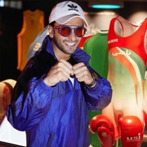 Mary Kom's gloves, Dhyan Chand's stick leave Ranveer spellbound
