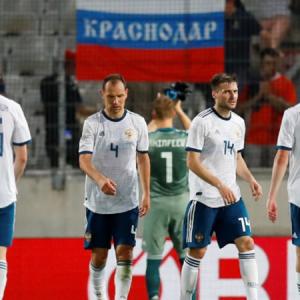 Hosts Russia lowest ranked among teams at FIFA World Cup