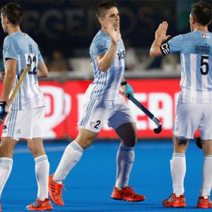 World Cup PIX: Olympic champions Argentina, NZ score hard-fought wins