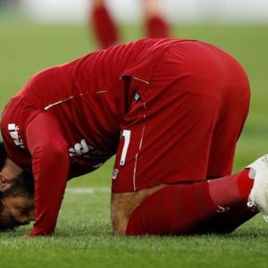EPL PIX: Salah back on the scoresheet; Man City in champion form