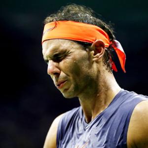 US Open PIX: The many expressions of Nadal, Them during their quarters