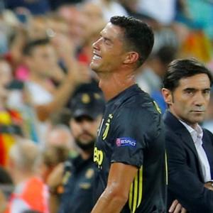 PHOTOS: Ronaldo sees red as Juventus beat Valencia
