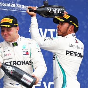 F1 PIX: Hamilton wins Russian GP to go 50 points clear