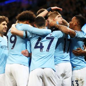 EPL PHOTOS: City go top after win over Cardiff