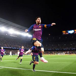 PICS: Messi's Barca in semis; Ronaldo's Juve stunned