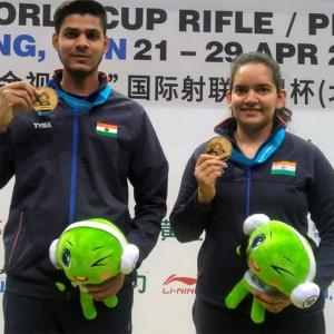 Golden day for India at shooting World Cup