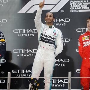 Hamilton ends the F1 season in style in Abu Dhabi