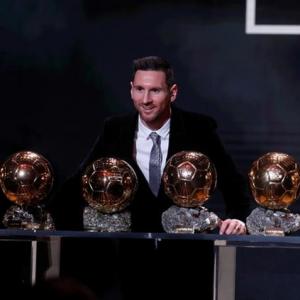 PICS: Messi wins record sixth Ballon d'Or