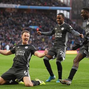 EPL PICS: Leicester beat Villa to break club record