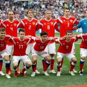 Russia still on the pitch but anthem ban could hurt