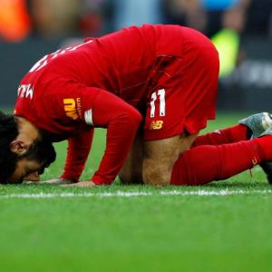 EPL PICS: Salah double helps Liverpool sink Watford