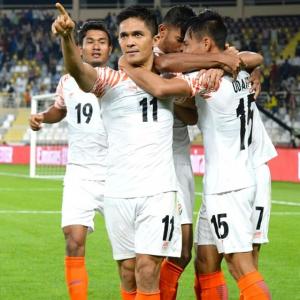 Chhetri remains modest after going past Messi