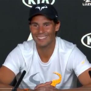Nadal jokes as journo sleeps during press conference