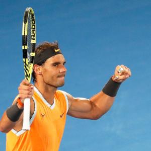 Aus Open PIX: Nadal, Federer cruise; Sharapova eliminates Wozniacki