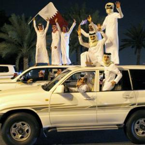 UAE ban fails to dampen celebrations for triumphant Qatari fans