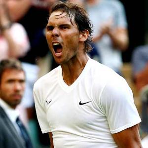 PIX: Nadal survives Kyrgios test in Wimbledon thriller