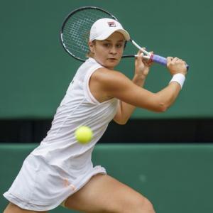 Classy Barty eases into week two at Wimbledon