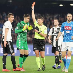 Football PHOTOS: Juventus beat Napoli in dramatic match