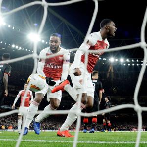 Europa League PHOTOS: Arsenal join Chelsea in quarters, Inter out